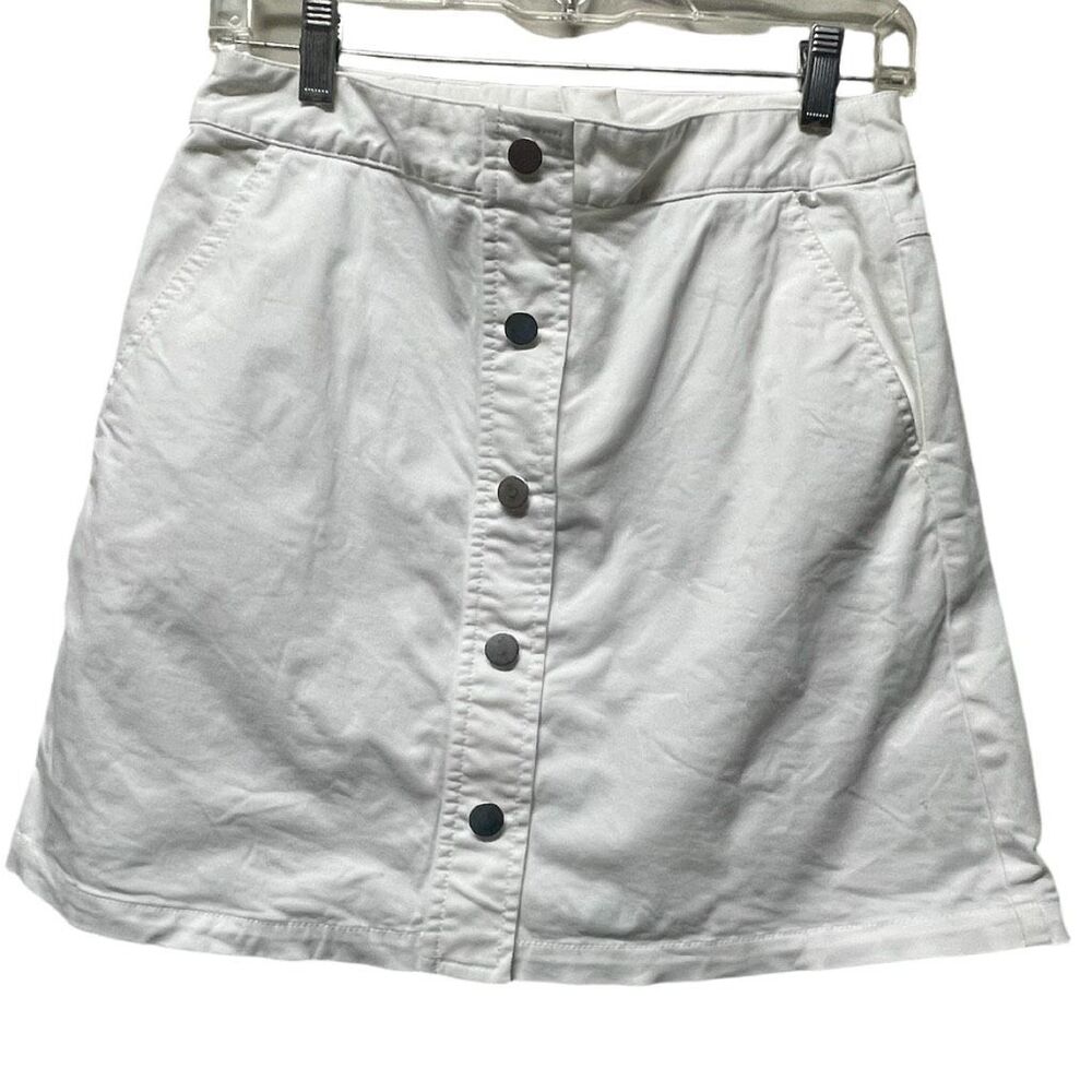 LALU size M cotton denim skirt. Short A-line
